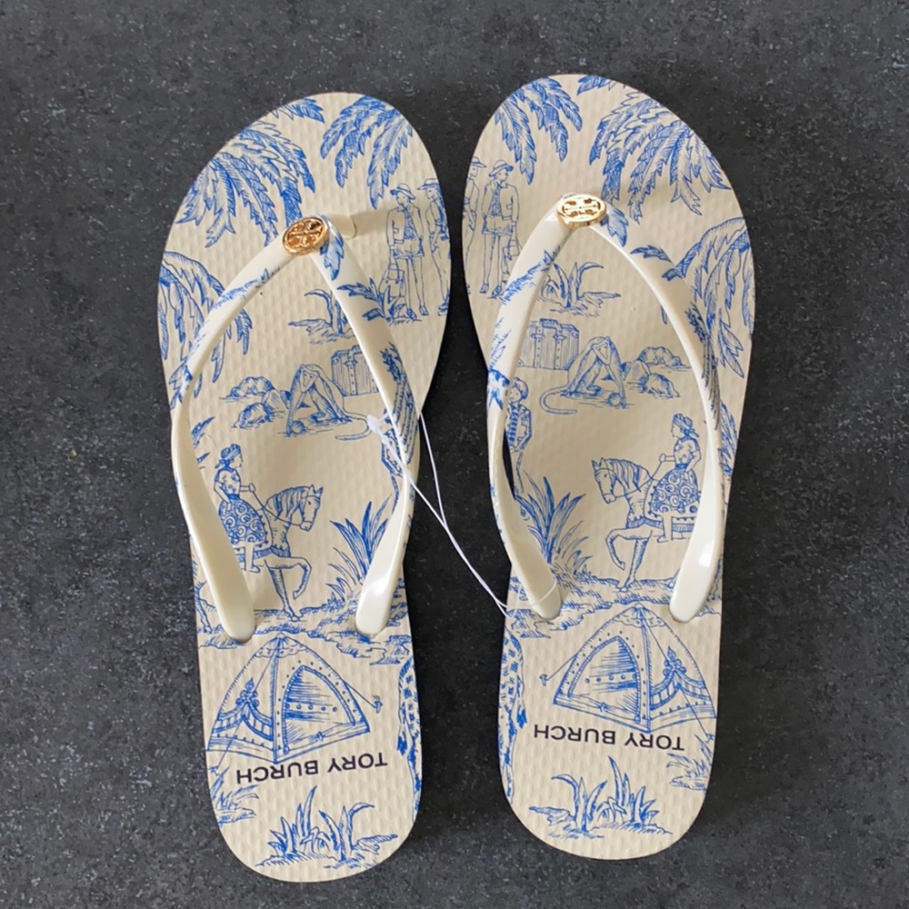 NEVER WORN Tory Burch thin flip flop